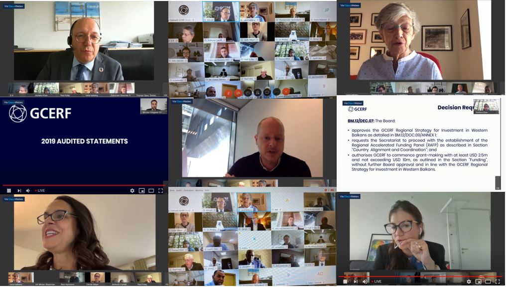 12th Board Meeting, 28 May 2020, 8 – 9 June 2020, Virtual Sessions