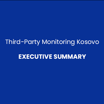 Executive Summary- Third Party Monitoring-Kosovo